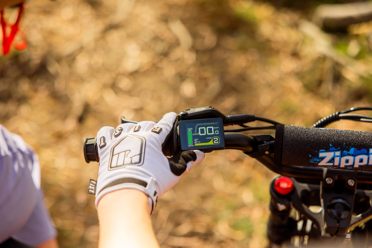 photo of screen on ebike