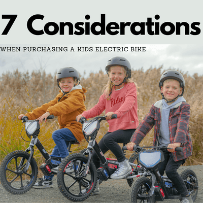 7 Things to Consider When Purchasing an Electric Bike