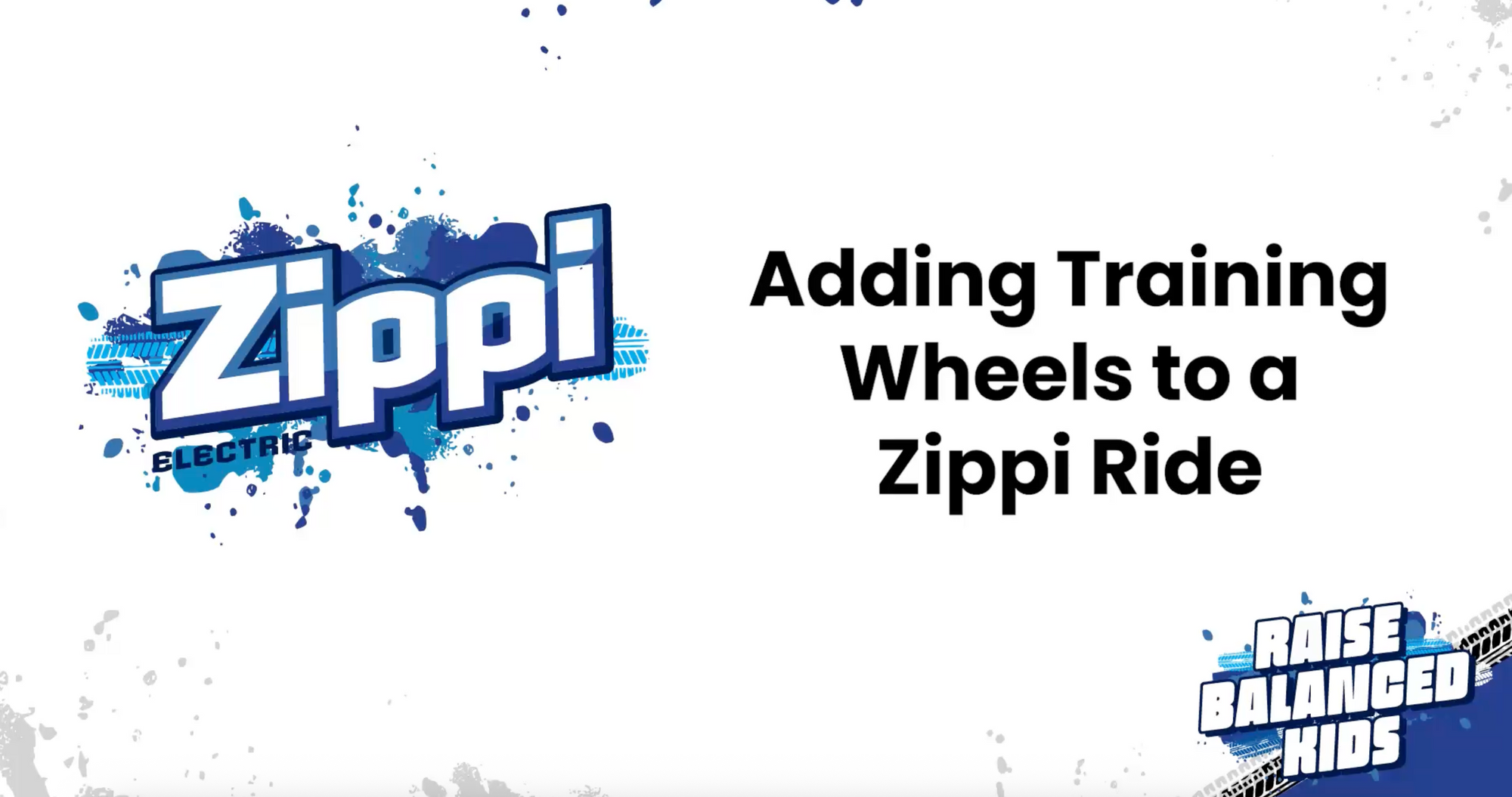 Adding training wheels to a Zippi Ride