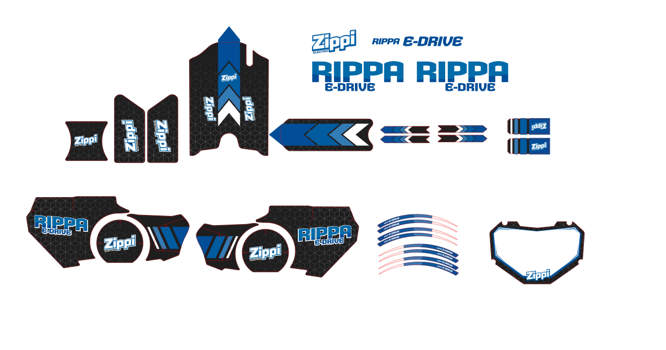 Sticker Sets - Zippi Electric