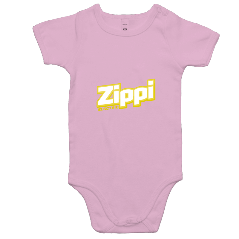 Official Zippi Electric Kids Onesie - Yellow/White