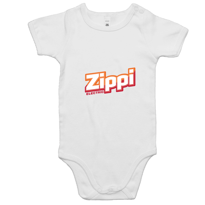 Official Zippi Electric Kids Onesie - Orange/Red