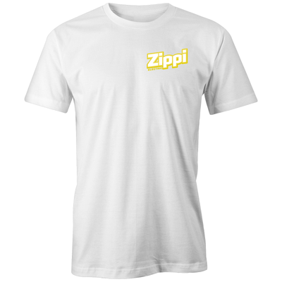 Official Zippi Electric Adult Tee - Yellow/White