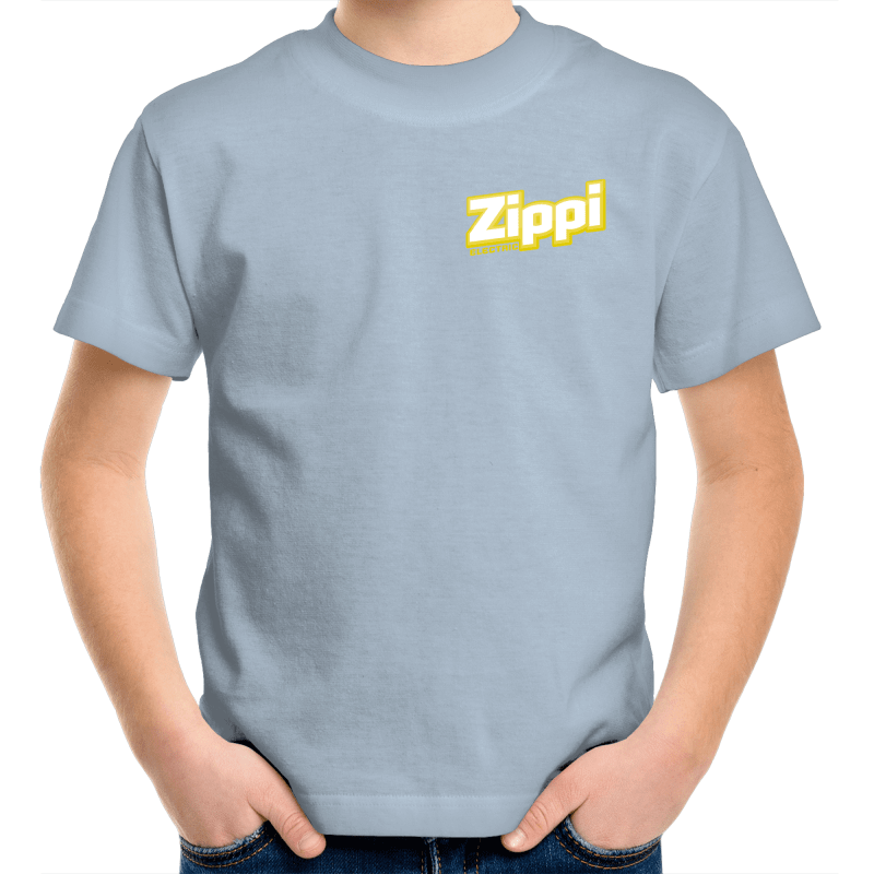 Official Zippi Electric Kids Tee - Yellow/White
