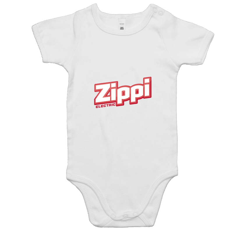 Official Zippi Electric Kids Onesie - Red/White