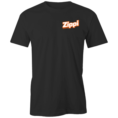 Official Zippi Electric Adult Tee - Orange/White