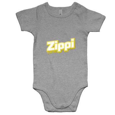 Official Zippi Electric Kids Onesie - Yellow/White