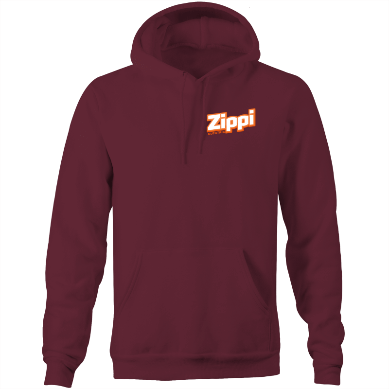 Official Zippi Electric Adult Hoody - Orange/White