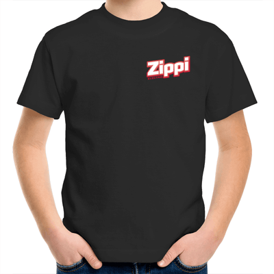 Official Zippi Electric Kids Tee - Red/White