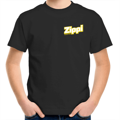 Official Zippi Electric Kids Tee - Yellow/White