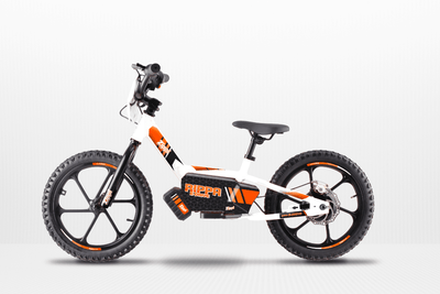 Zippi Rippa 16″ electric balance bike — Orange — Australian kids ebike
