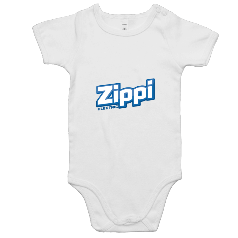 Official Zippi Electric Kids Onesie - Blue/White