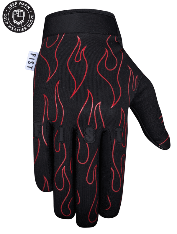 Fist Youth Gloves - Red Flame (ages 8-14)