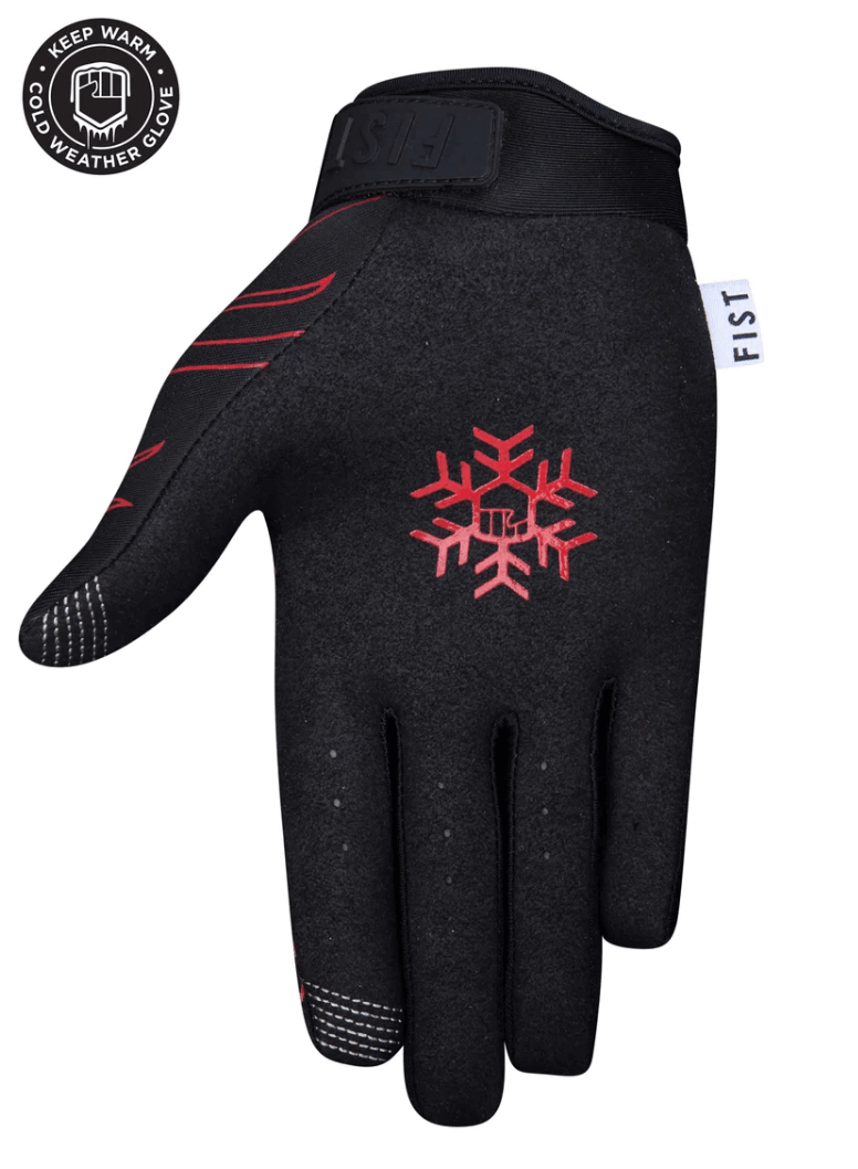 Fist Youth Gloves - Red Flame (ages 8-14)
