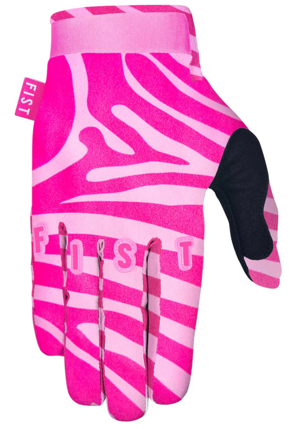LIL Fists Gloves - Caroline Buchanan 'Pink Zebra' (ages 2-8)