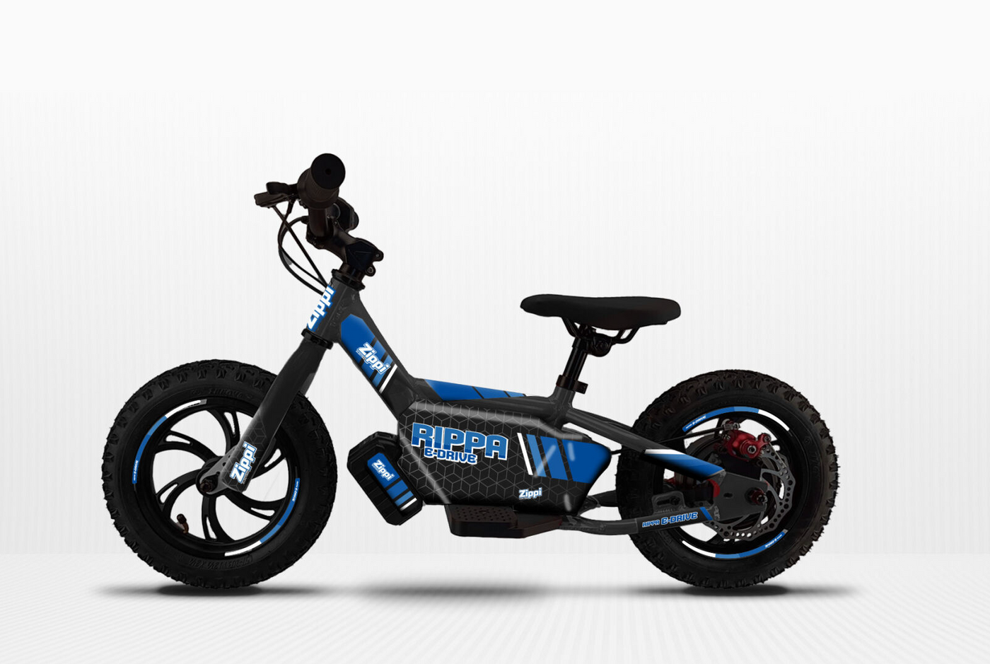 Zippi Rippa 12″ electric balance bike — Blue — Australian kids ebike