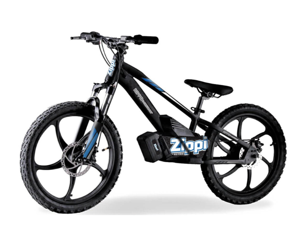 Zippi Rippa 20″ electric balance bike — Blue — Australian kids ebike