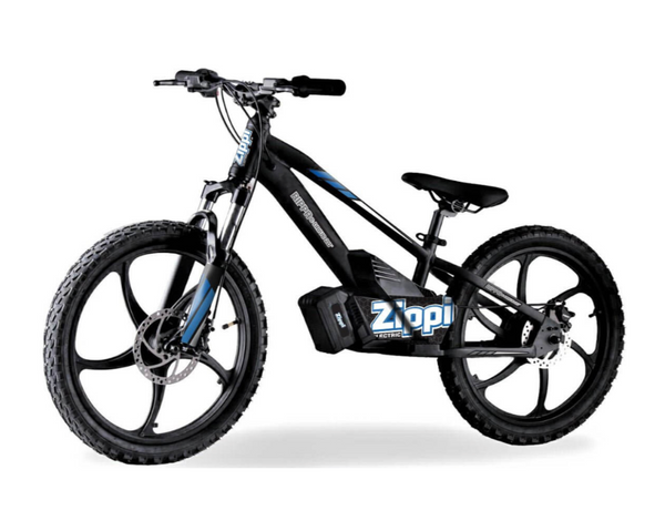 Zippi Rippa 20″ electric balance bike — Blue — Australian kids ebike