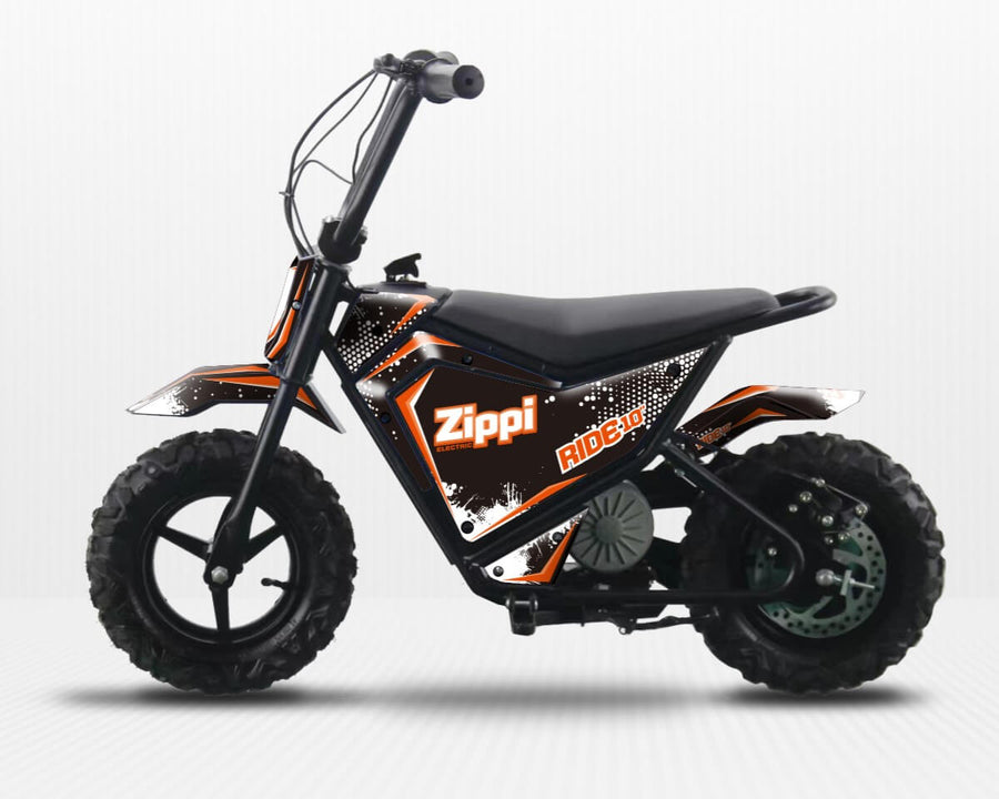 Zippi Ride 10″ electric balance bike — Orange — Australian kids ebike