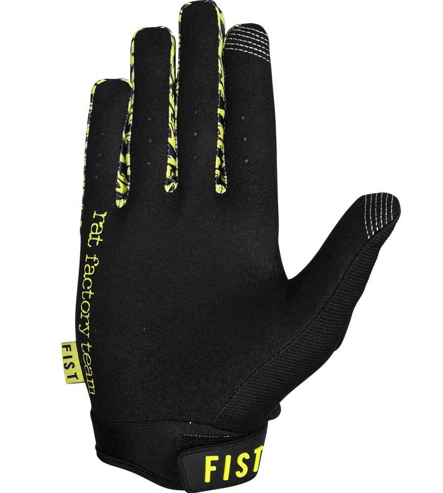 Fist Youth Gloves - RAT n Yellow (ages 8-14)