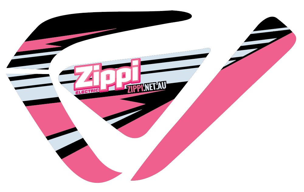 Zippi Ride 10" Sticker Kit - All Colours