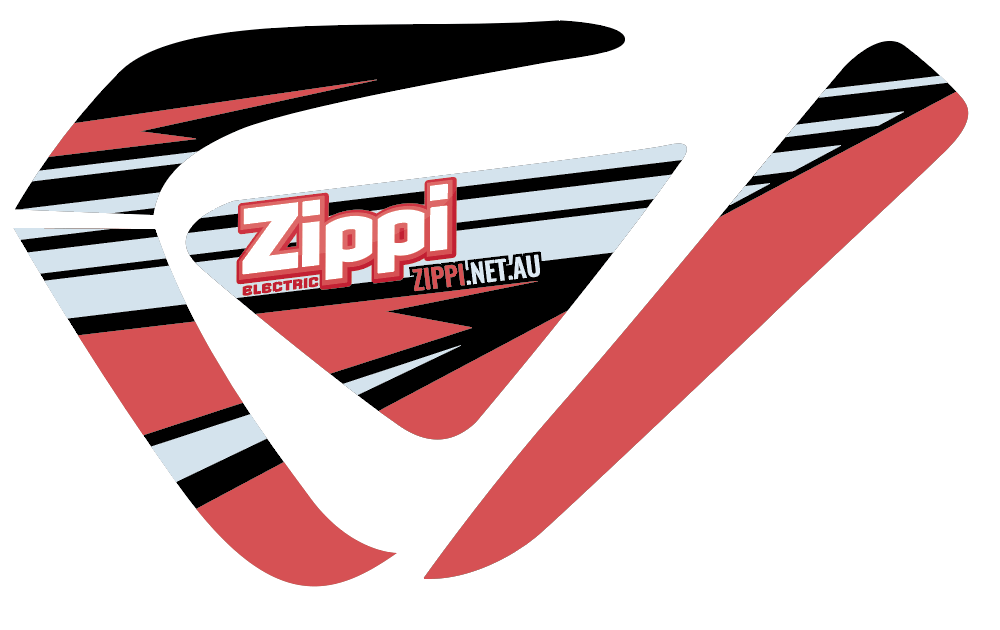 Zippi Ride 10" Sticker Kit - All Colours